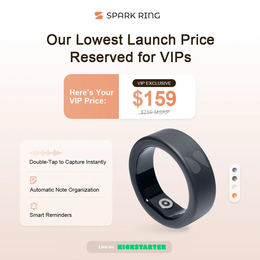 Spark Ring Is Now Live on Kickstarter — Back Us Now