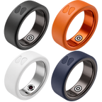 Spark Ring available in four colors - Spark Orange, Pure White, Silver Mist and Deep Charcoal - choose your favorite finish for this premium smart voice recorder ring.