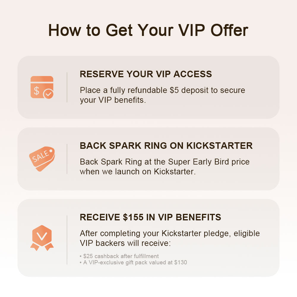 Reserve Spark Ring for Just $5 — Lock in Your Early-Bird Price